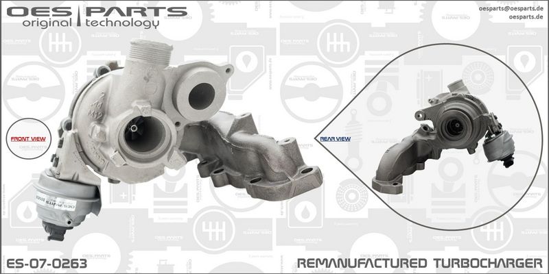 OES PARTS Kompresors, Turbopūte ES-07-0263